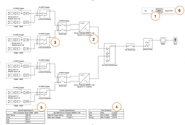 Single Line Diagram – HelioScope